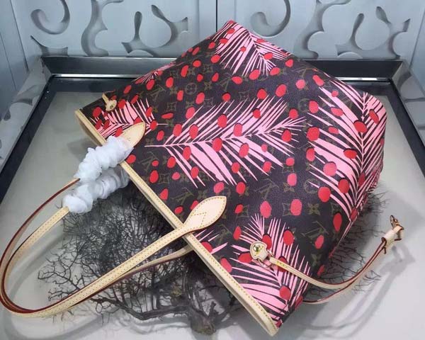 ルイヴィトン モノグラム スーパーコピージャングルドット プリント入り ネヴァーフルMM M41979